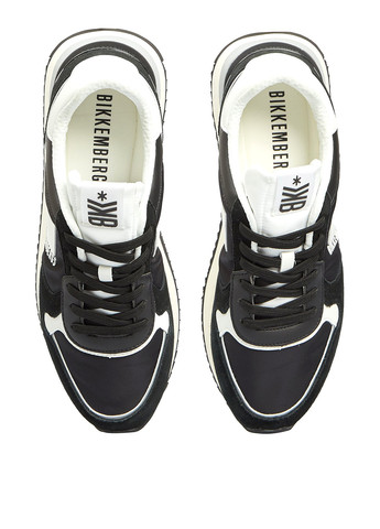 Чорно-білі всесезон кросівки Bikkembergs
