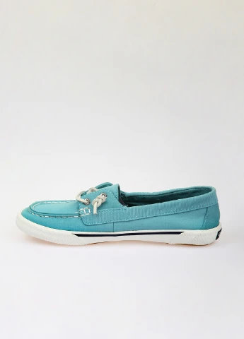 Голубые мокасины Sperry