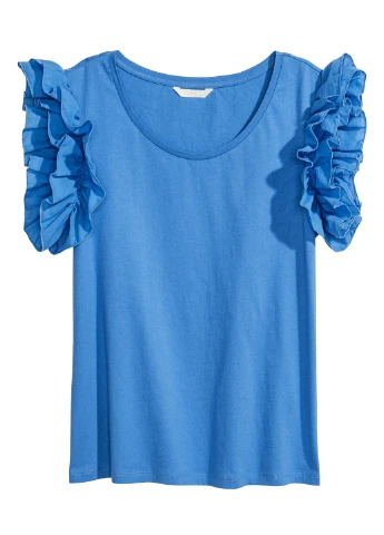 Світло-синя блуза H&M