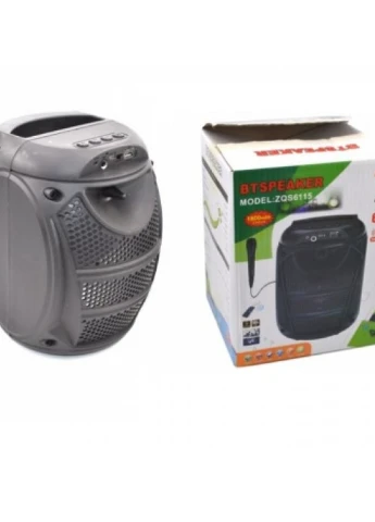 Портативная колонка ZQS-6115 чемодан 10Вт, USB, SD, FM радио, Bluetooth, 1 микрофон, ДУ XPRO (253455476)