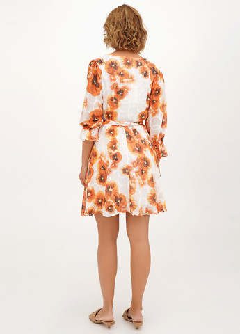 Комбинированное кэжуал платье клеш Babylon с цветочным принтом