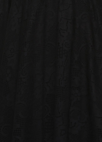 Черное коктейльное платье Guess однотонное