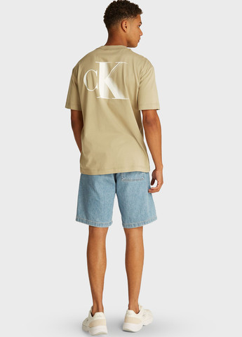 Песочная футболка Calvin Klein Jeans