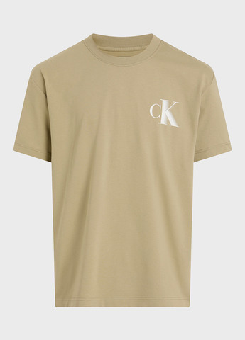 Песочная футболка Calvin Klein Jeans