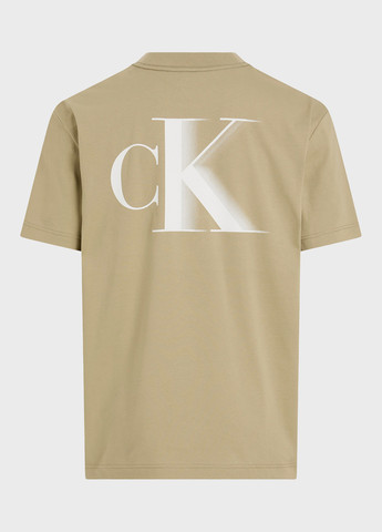 Песочная футболка Calvin Klein Jeans