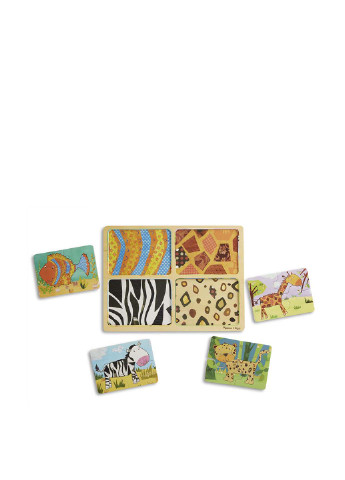 Деревянные пазлы Животные, 25х30 см Melissa & Doug (251711128)