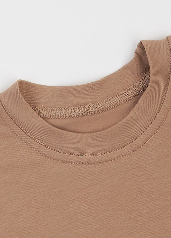 Темно-бежевая летняя футболка Ляля