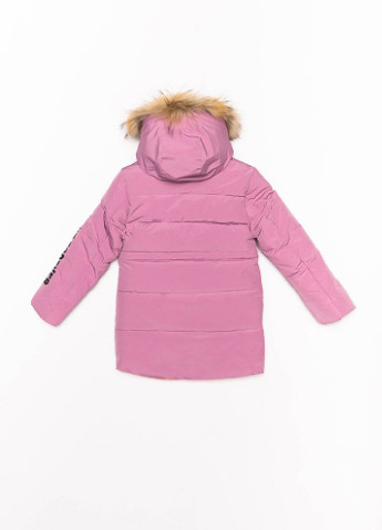 Розовая зимняя куртка YOU LI