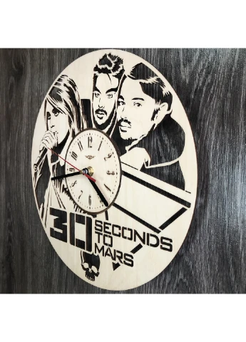 Концептуальний настінний годинник в інтер`єр "Thirty Seconds to Mars" 7Arts (253567240)