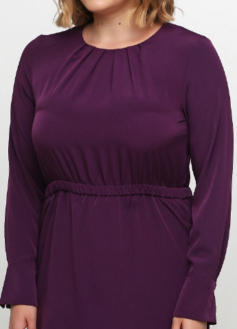 Фіолетова кежуал сукня H&M однотонна