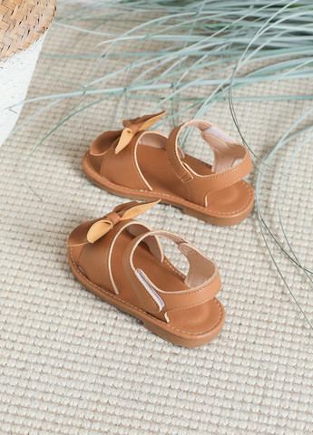 Светло-коричневые кэжуал сандалии SHEIN на липучке