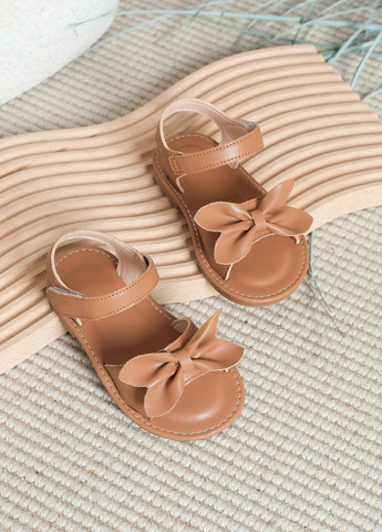 Светло-коричневые кэжуал сандалии SHEIN на липучке