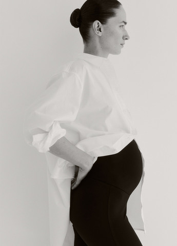 Черные демисезонные леггинсы для беременных H&M