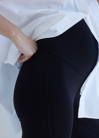 Черные демисезонные леггинсы для беременных H&M