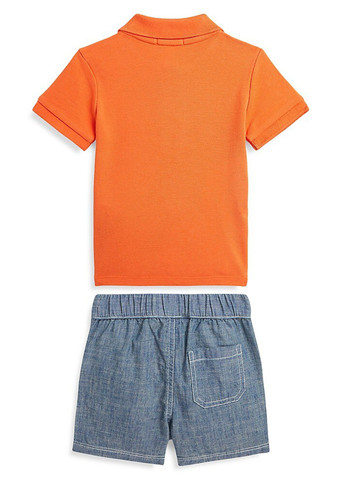 Комбінований літній комплект (поло, шорти) Ralph Lauren