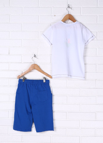 Синий летний комплект (шорты, футболка) Mackays