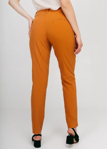 Оранжевые кэжуал демисезонные зауженные брюки Bessa