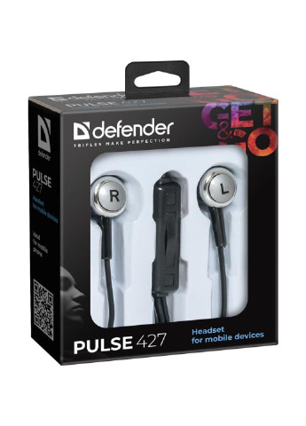 Наушники (63427) Defender pulse 427 black (253546011)