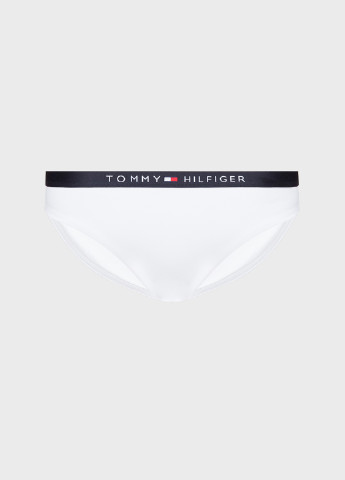 Белые купальные трусики-плавки однотонные Tommy Hilfiger