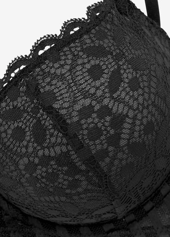 Чёрный корбей бюстгальтер S.Oliver с косточками полиамид