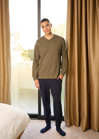 Пижама (лонгслив, брюки) Uniqlo (322408772)