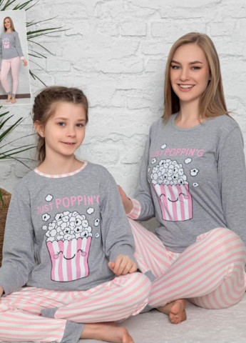 Серая всесезон комплект (свитшот, брюки) Sude