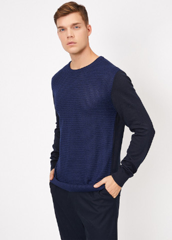 Темно-синий демисезонный свитер джемпер KOTON