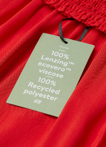 Червона кежуал сукня для годуючих H&M однотонна