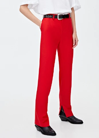 Брюки демісезон,червоний, Pull & Bear (243184882)