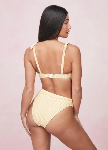 Жовтий літній купальник (ліф, плавки) роздільний Nasty Gal