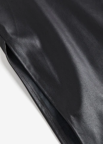 Черная кэжуал однотонная юбка H&M карандаш