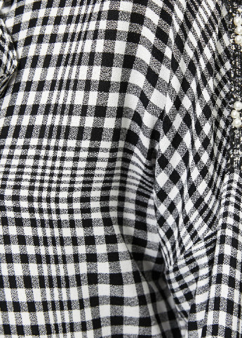 Черно-белая демисезонная блуза KOTON