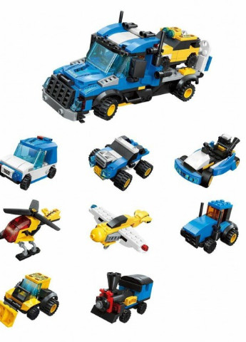 Конструктор 1809 міського транспорту - Мега машина 8в1, 20 дет Qman (253827907)