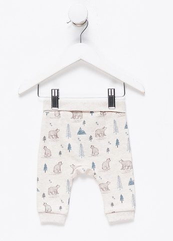 Бежевые кэжуал демисезонные брюки джоггеры C&A