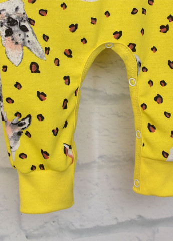 Комбинезон Blanka комбинезон-брюки рисунок жёлтый домашний хлопок, трикотаж