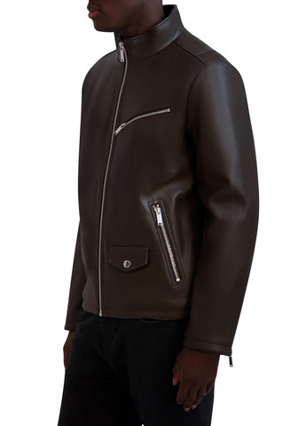 Темно-коричнева демісезонна куртка Karl Lagerfeld