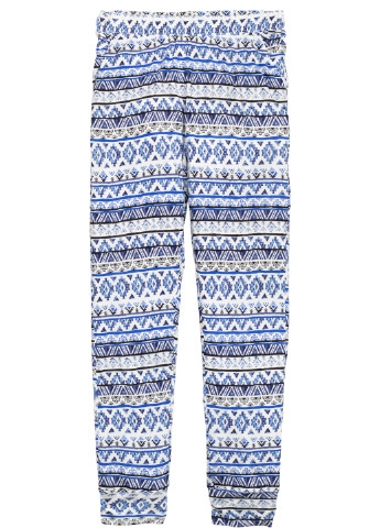 Голубые кэжуал демисезонные джоггеры брюки H&M