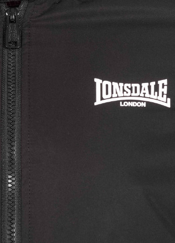 Черная демисезонная куртка Lonsdale POLGOOTH