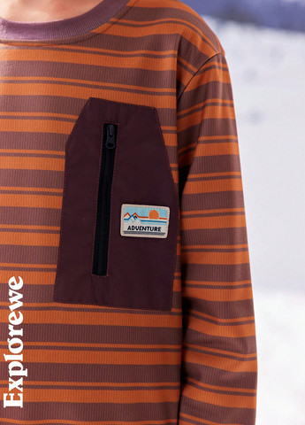 SHEIN свитшот полоска комбинированный кэжуал полиэстер