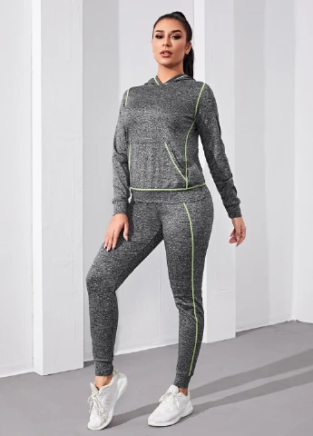 Спортивный костюм (худи, брюки) SHEIN (367802789)