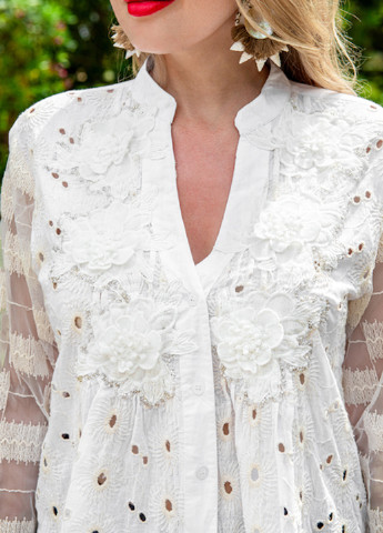 Біла літня блуза Anastasea