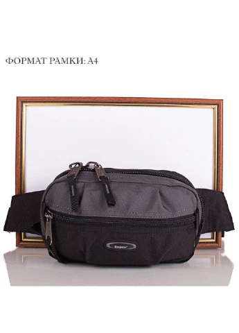 Мужская поясная сумка-бананка 22х13х4,5 см Onepolar (232989436)