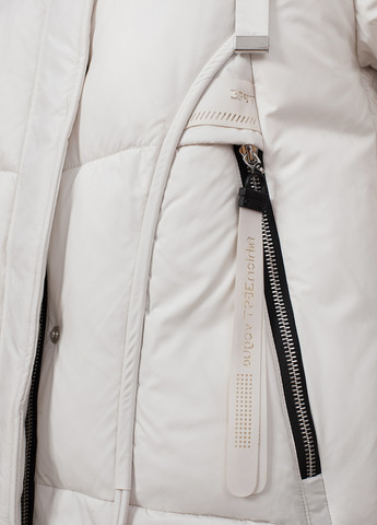 Молочная зимняя куртка куртка-пальто Peercat