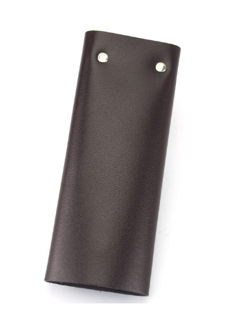 Ключниця шкіряна на кнопках з карабінами коричнева матова HC0077 brown HandyCover (250603786)