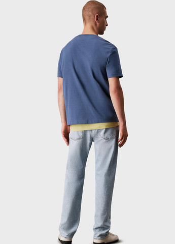Серо-синяя футболка Calvin Klein Jeans