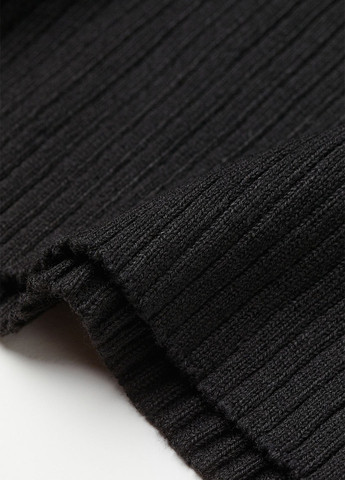 Черный летний свитер H&M