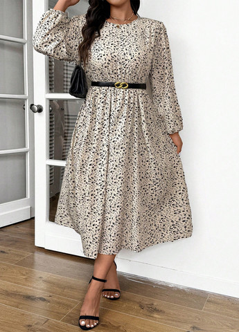 Комбінована кежуал сукня SHEIN з квітковим принтом