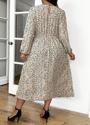 Комбінована кежуал сукня SHEIN з квітковим принтом