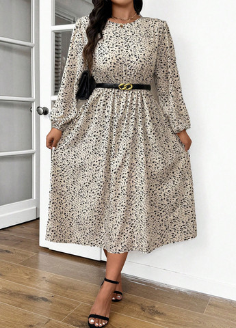 Комбінована кежуал сукня SHEIN з квітковим принтом