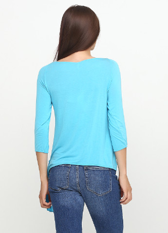 Голубая демисезонная блуза Oblique